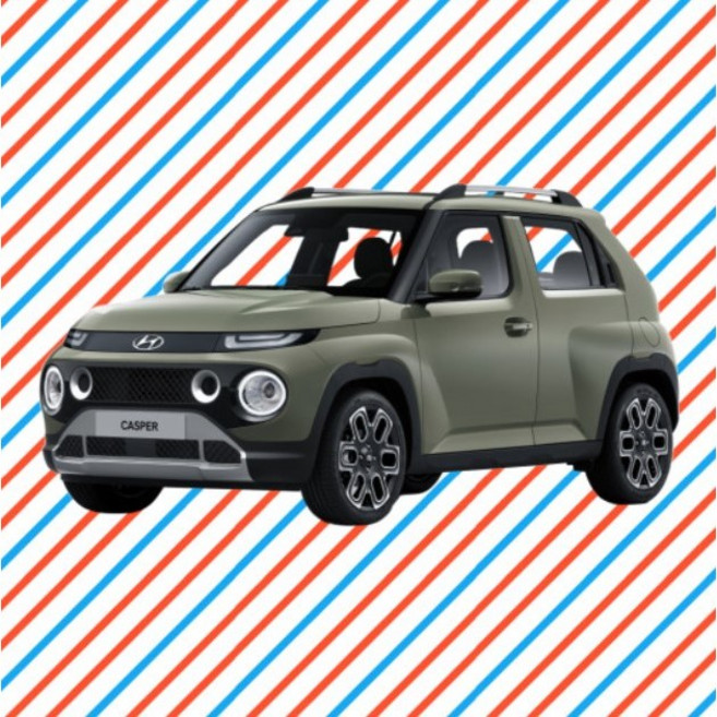 [분당/평일] 24년식 캐스퍼 터보 가솔린 4인승 기본자차 하루렌트, 200km