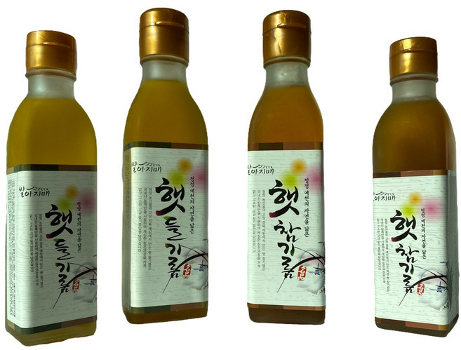 2025년 예천 국산 참기름 300ml 쌀아지매 저온 압착 주문 가공, 1개