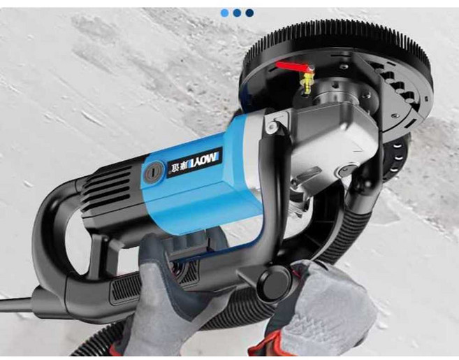 시멘트바닥 연마기 면갈이 연삭기 콘크리트 바닥 천장, 1개, 5800W 6단 콘크리트세트+플레이너+집진기