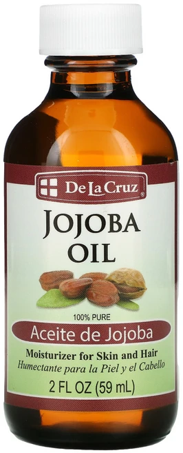 De La Cruz 조조바 오일 2 fl oz (59 ml) 2팩, 1개, 59ml - 쿠팡