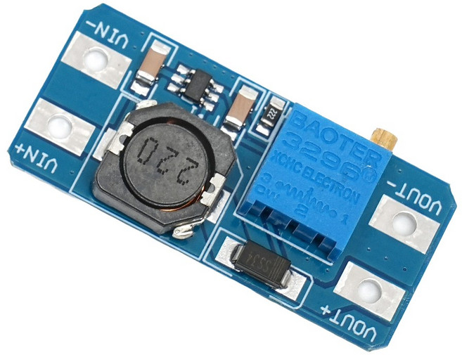 DC-DC 스텝업 컨버터 MT3608 승압형 모듈 전원, 1개