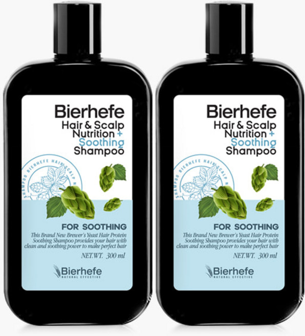 비어헤페 수딩 영양 샴푸 2개 세트, 300ml, S_Shampoo2