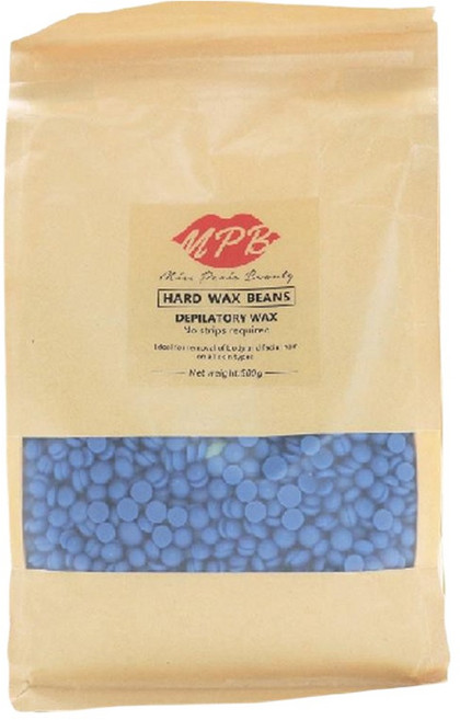 MPB巴黎小姐 熱蠟除毛蠟豆補充包 硬蠟蜜蠟 私密處除毛適用 500g, 1個
