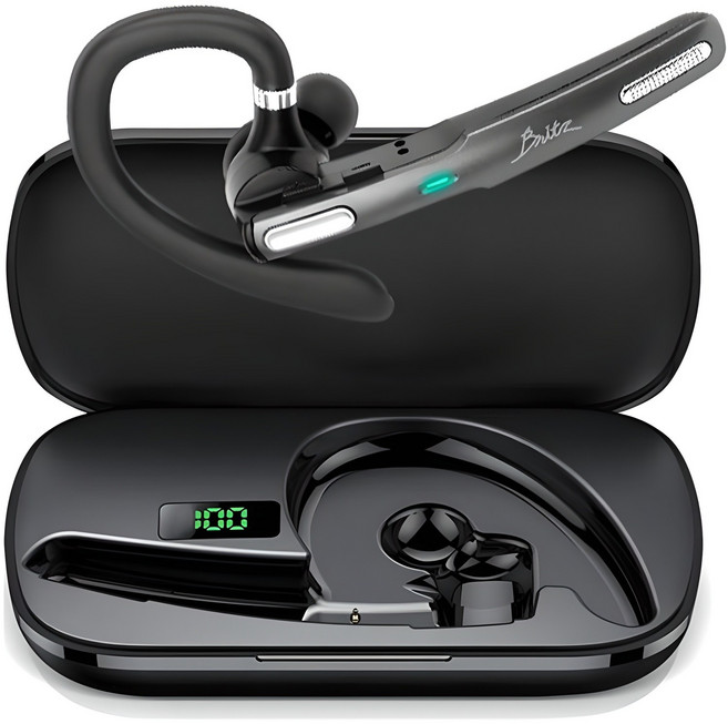 브리츠 프리미엄 블루투스 이어셋, BZ-Vtalk7R, 블랙