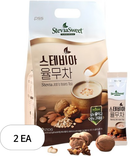 스테비아스위트 스테비아 율무차, 18g, 50개입, 2개