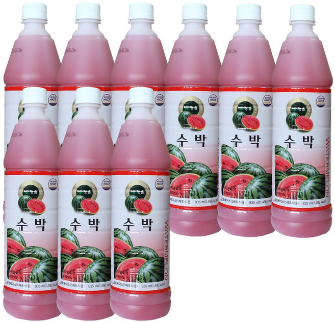청솔 수박 원액 835ml / 음료베이스, 9개