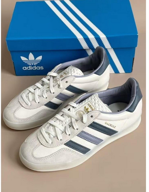 아디다스 운동화 가젤 인도어 화이트 프리러브 잉크 커플스니커즈 데일리 운동화