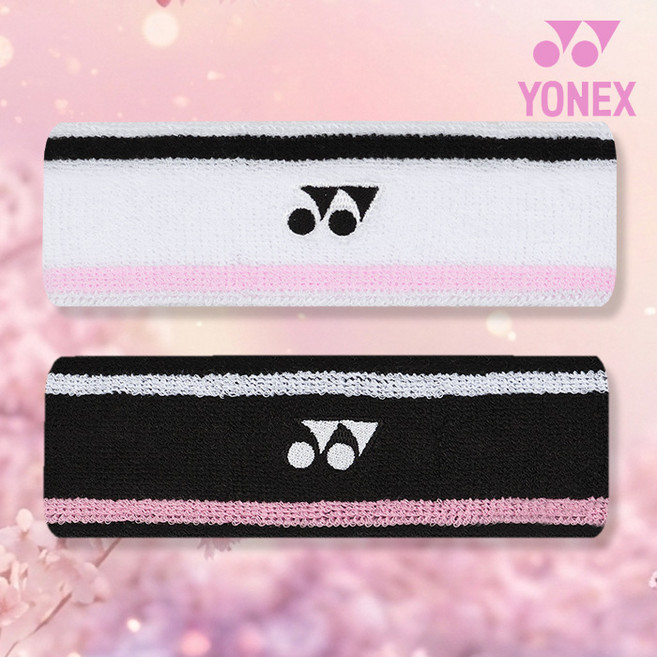 요넥스 헤어밴드 262BN002U 2026 벚꽃에디션 타월 흡수 배드민턴 오남스포츠, 화이트