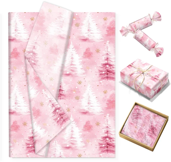 20/50pcs 크리스마스 티슈 종이 스노우 배 겨울 눈송이 선물 포장지 용품에 대 한 DIY, 02 50pcs, 15 TissuePaper-WX156