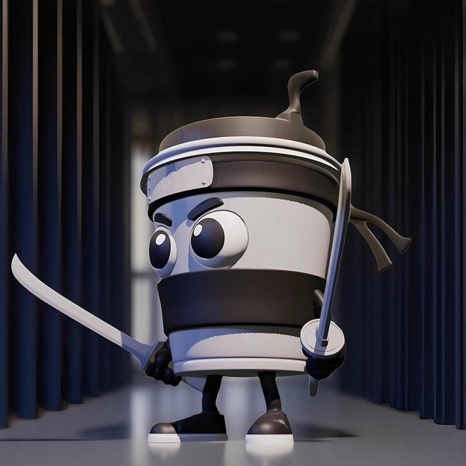 이탈리안 브레인롯 미니 피규어 카푸치노 아사시노 장식품 밈