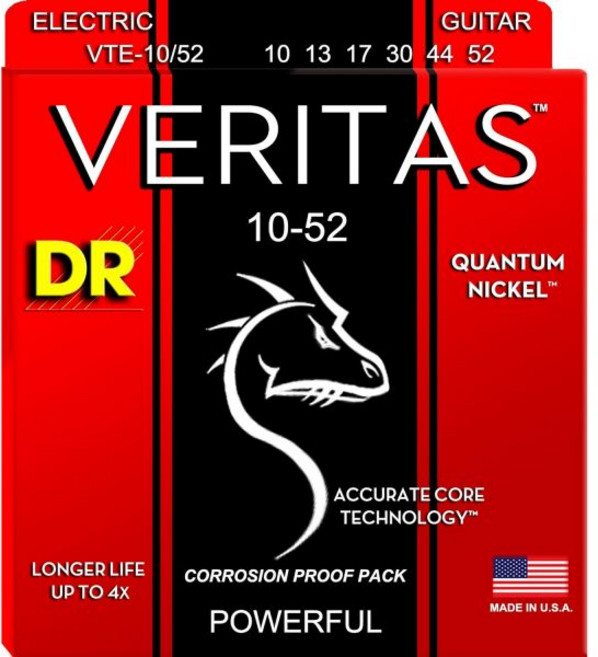 DR StringsDR 스트링 VERITAS 일렉트릭 기타 VTE10/52, 1개