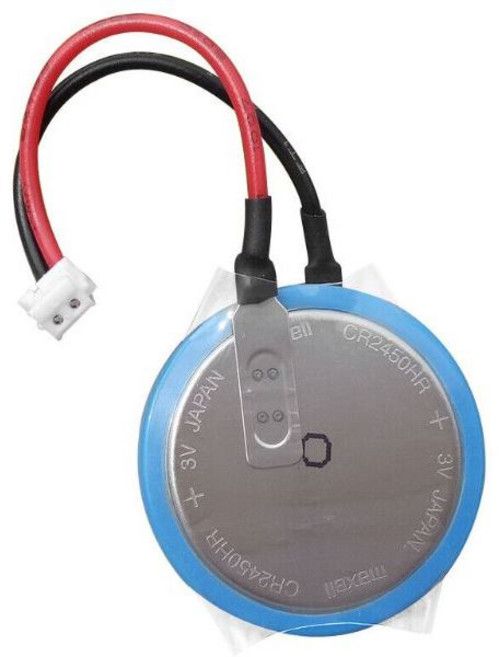 Maxell CR2450HR (通用FX3U-32BL)3V帶2P白色接頭 PLC鋰電池(含稅)【佑齊企業 】, 1個