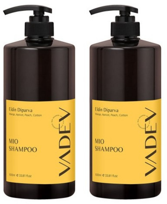 바디브 미오 퍼퓸샴푸 트로피칼 망고, 1L, 2개