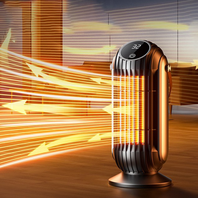 DS 가정용 PTC 저소음 온풍기 과열방지 온도조절 7시간 타이밍 절전형 전기히터, BG-NFJ009, BG-NFJ009