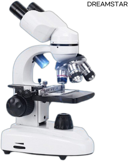 드림스타 현미경 쌍안 고배율 초정밀 광학 생물 실체 해부, 1개, 1600배 (풀세트)