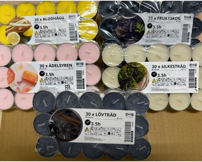 IKEA 芳香小蠟燭 絕版品, 390g, 1件, 鮮香草