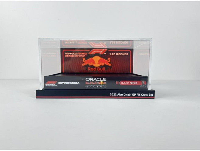 1 64 MINIGT F1 Red Bull 디오라마 전용 아크릴 케이스 다이캐스트자동차, No. 11 Red Bull (플로어), 1개