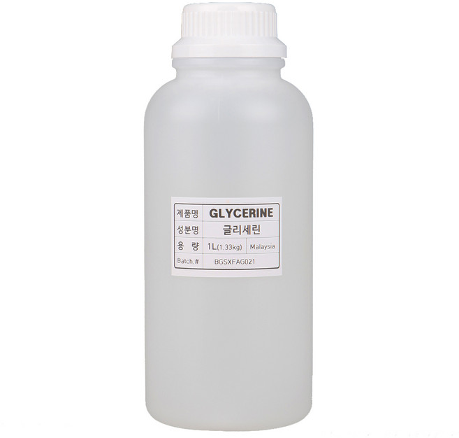 식물성 글리세린 1L(1.33kg), 1개, .