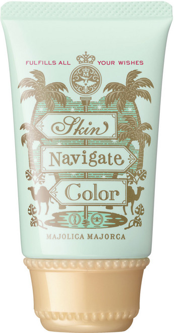 MAJOLICA MAJORCA (마조리카 마요르카) 스킨 네비게이트 컬러 민트 그린 화장 기초 35g, 1개, 민트그린