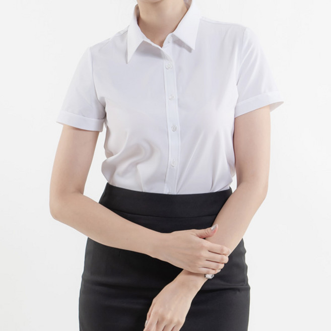 여성 일자핏 남방 스판 면접 오피스룩 하객룩 셔츠 블라우스