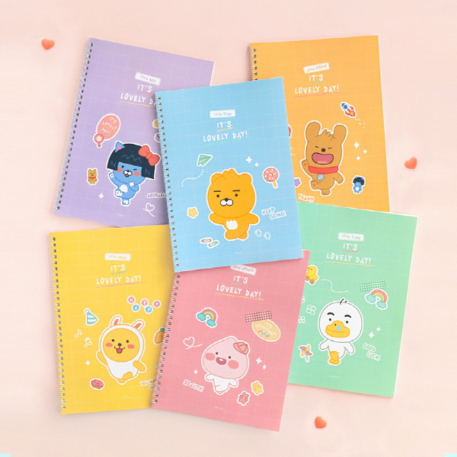 카카오프렌즈 리틀프렌즈 러블리 신학기 스프링 노트, 무지