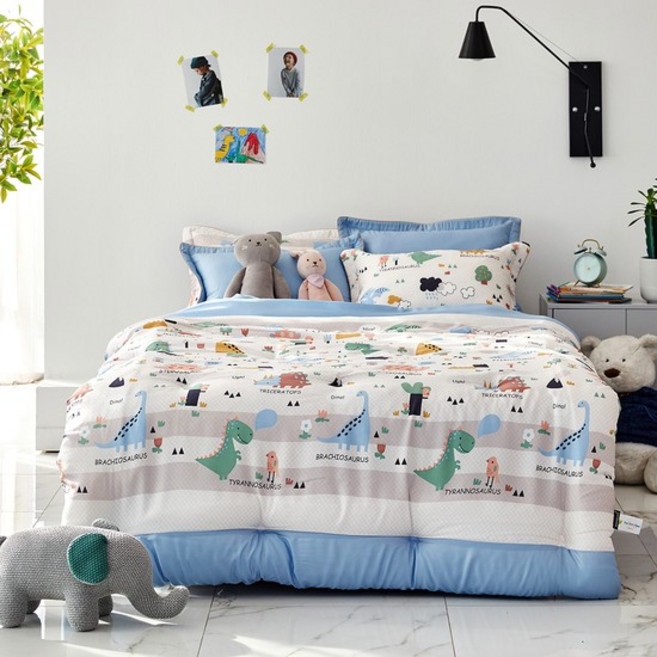 주주 모달100 항균 옥수수솜 키즈 차렵이불 SS