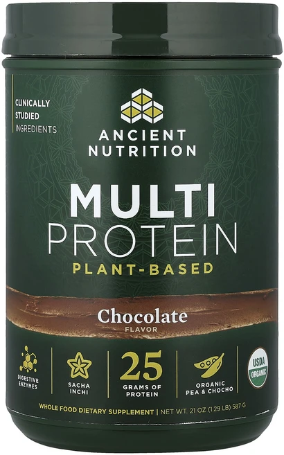 메이커제품입니다 Ancient Nutrition 종합단백질 식물성 초콜릿 587g(1.29lb) 좋은효과를 보실수있습니다, 1개, 587g - 쿠팡