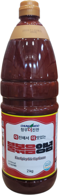 청우 더진한 불볶음양념, 1개, 2kg