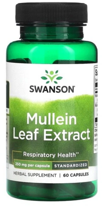 스완슨 물레인 잎 추출물 250mg 60캡슐, 1개, 60정 - 쿠팡