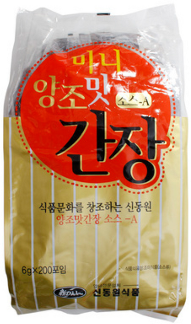 신동원식품 미니양조맛간장소스, 1.2kg, 100개