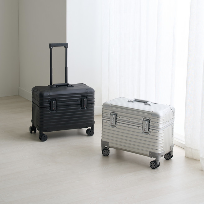 기내용 캐리어 승무원 파일럿 캐리어 위로 여는 여행 가방 20인치 풀메탈