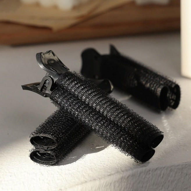 루이본 더블 볼륨 뿌리 집게, 블랙, 2개