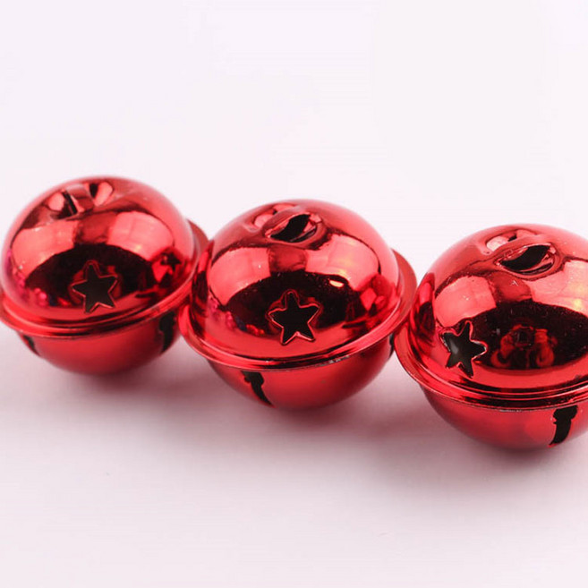 헤세드 2개) 40mm 샤이닝 유광 컬러방울 딸랑이 방울 (방울소리 안큼), 2개, 레드