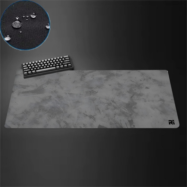 그레이 방수 마우스패드 장패드 400X900X4MM, 그레이 1개