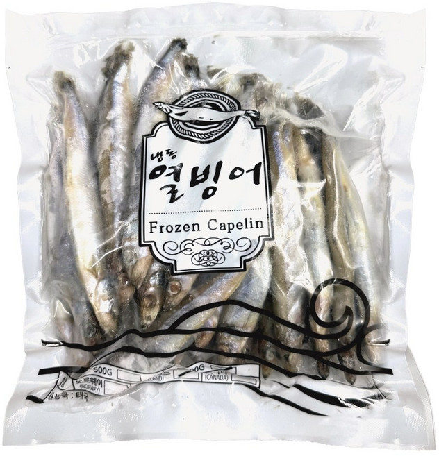 알배기 열빙어(시사모) 냉동 600g 1개, 600