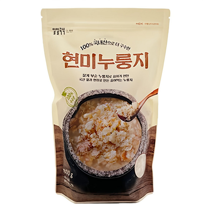 현미누룽지, 800g, 1개