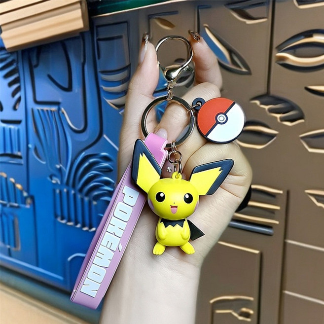 에코케이스 키링 열쇠고리 가방악세사리 정품 산리오 모음, 1개, 13 피카츄