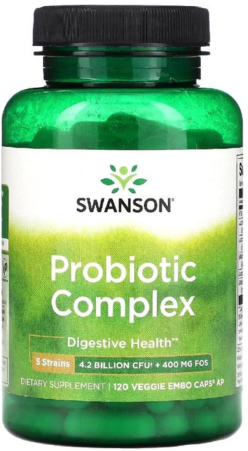 스완슨 Probiotic Complex 프로바이오틱 복합체 베지캡슐 120정, 1개 - 쿠팡