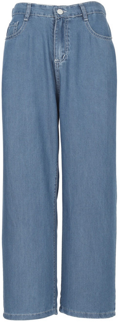 김영주골프 여름 내추럴 부드러운 텐셀 가벼운 여성 와이드 청바지 KPMLJN65