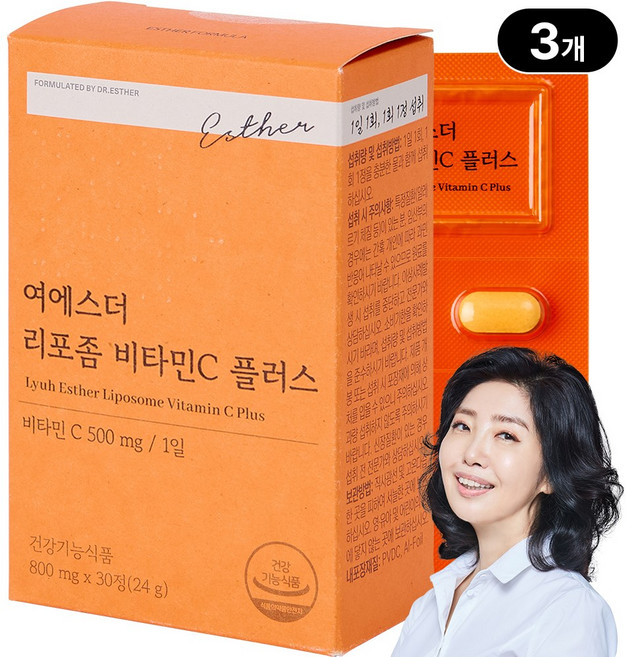 여에스더 리포좀 비타민C 플러스, 30정, 3개