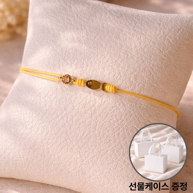 오행석 액막이명태 길이조절 실팔찌