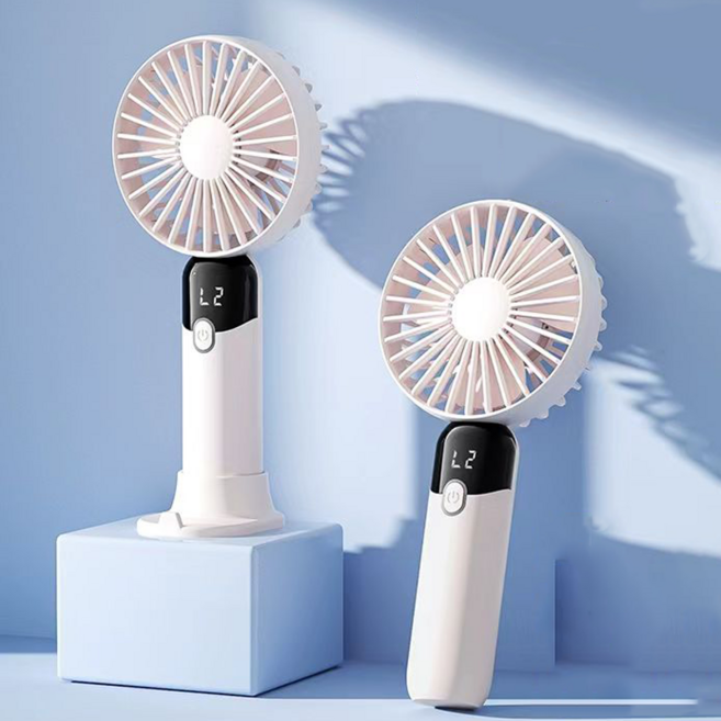 NUNUHANA 미니 손 선풍기 휴대용 핸디형 선풍기 F07, 아이보리