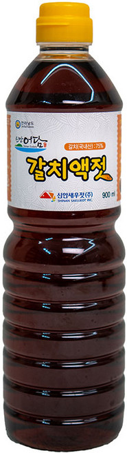 신안어담 갈치액젓 900ml / 1.8L / 5kg, 갈치액젓 5kg(4.2L), 1개