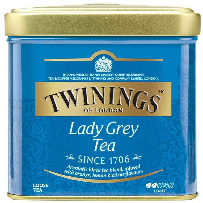 트와이닝 레이디 그레이 홍차 루스티 100g 틴케이스, 1개, 1개입