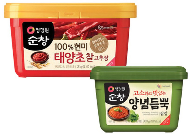 순창 현미 찰고추장 2kg + 양념듬뿍쌈장 500g, 1세트