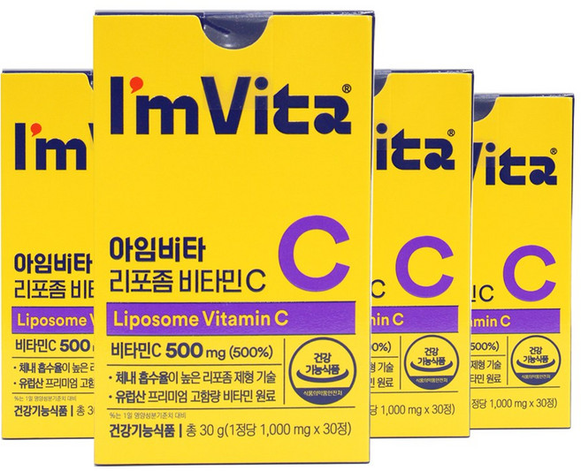 아임비타 리포좀 비타민C 30g, 30정, 4개