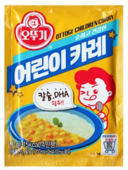 오뚜기 어린이 카레 80g, 5개