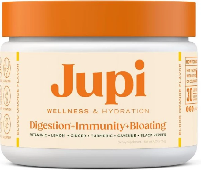 Jupi Hydration & Wellness Powder – Turmeric & Ginger shots Vitamin C Supplement for Energy Suppo, Jupi Hydration & Wellness Powd, 1개 - 쿠팡