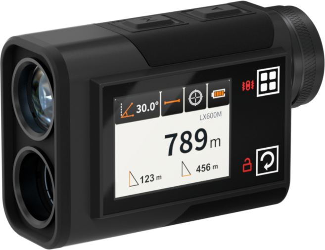 인피테 캐리뷰 미니 레이저 골프 거리측정기 와이드 디스플레이 + 자석파우치, 블랙그레이, IXG3000