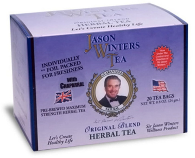Jason Winters Tea 제이슨 윈터스 오리지널 블렌드 허브티 Chaparral 20티백, 1개, 20개입